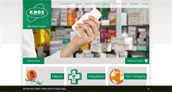 Desktop Screenshot of knoxpharmaceuticals.com