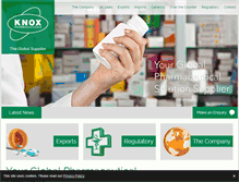 Tablet Screenshot of knoxpharmaceuticals.com
